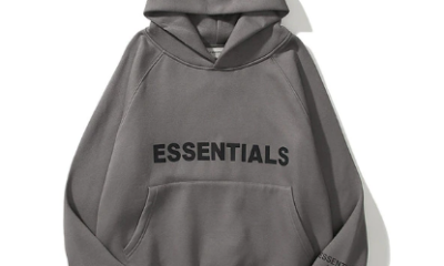 Black Essentials Hoodie