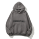 Black Essentials Hoodie