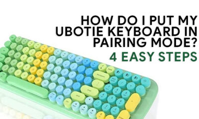 Ubotie keyboard in pairing mode