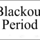 Trading Blackout Period