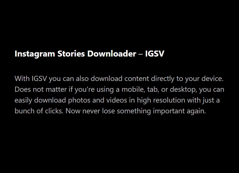 Story Downloader