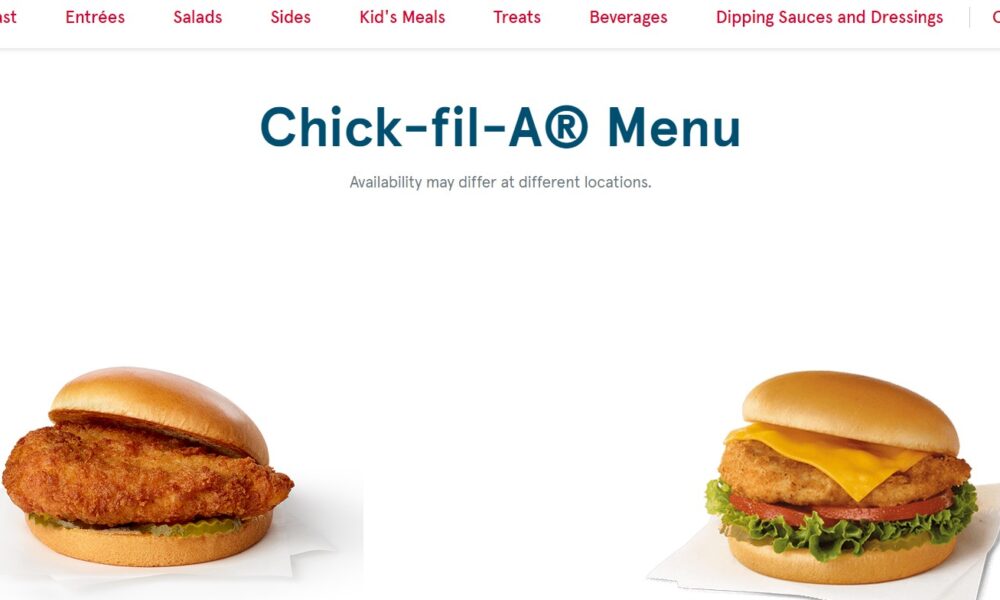 All You Need To Know About The Latest ChickfilA Menu Details