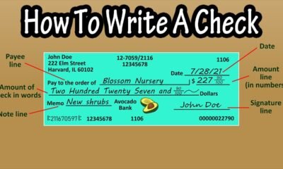 how to write a check