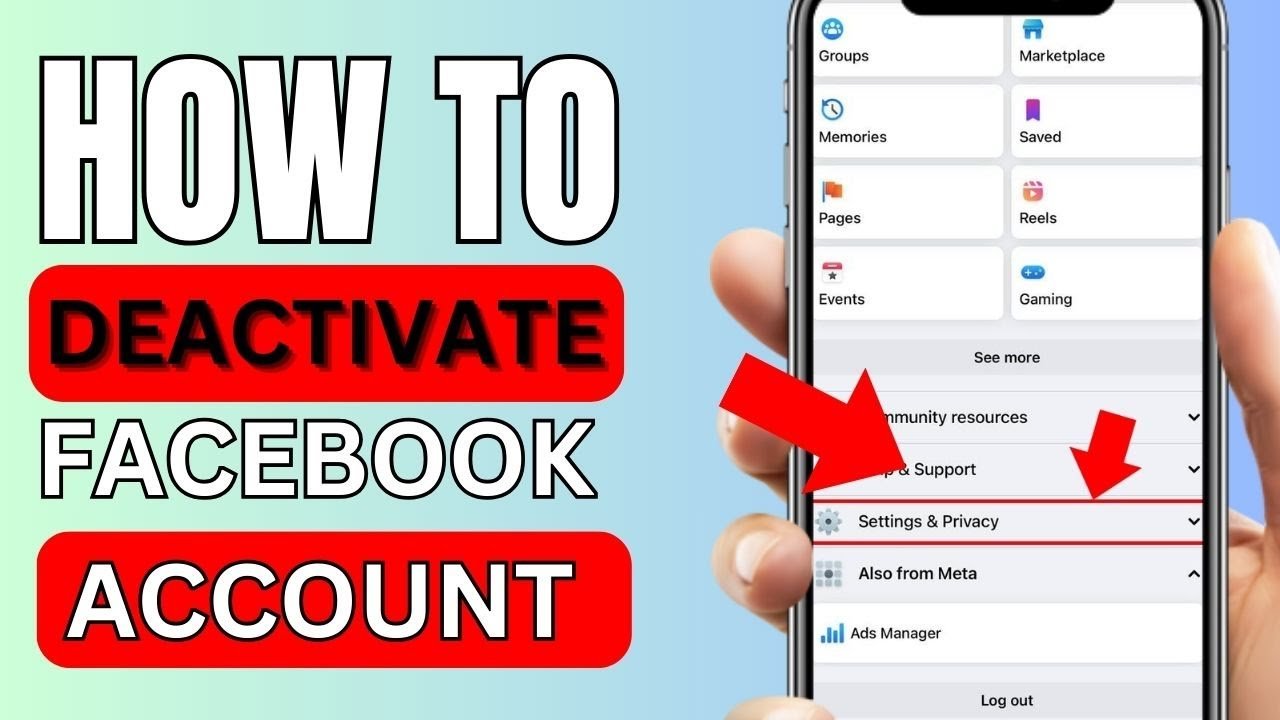 How to Deactivate Facebook