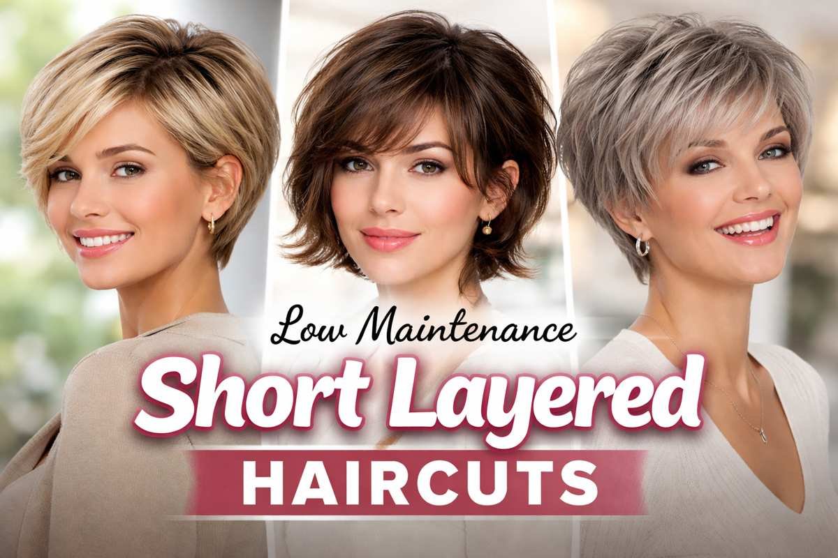 Low Maintenance Short Layered Haircuts