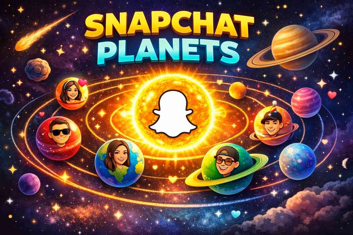 Snapchat planets